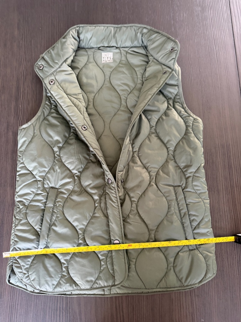 NWOT 32 Degrees Heat Quilted Vest Small - Picture 3 of 3